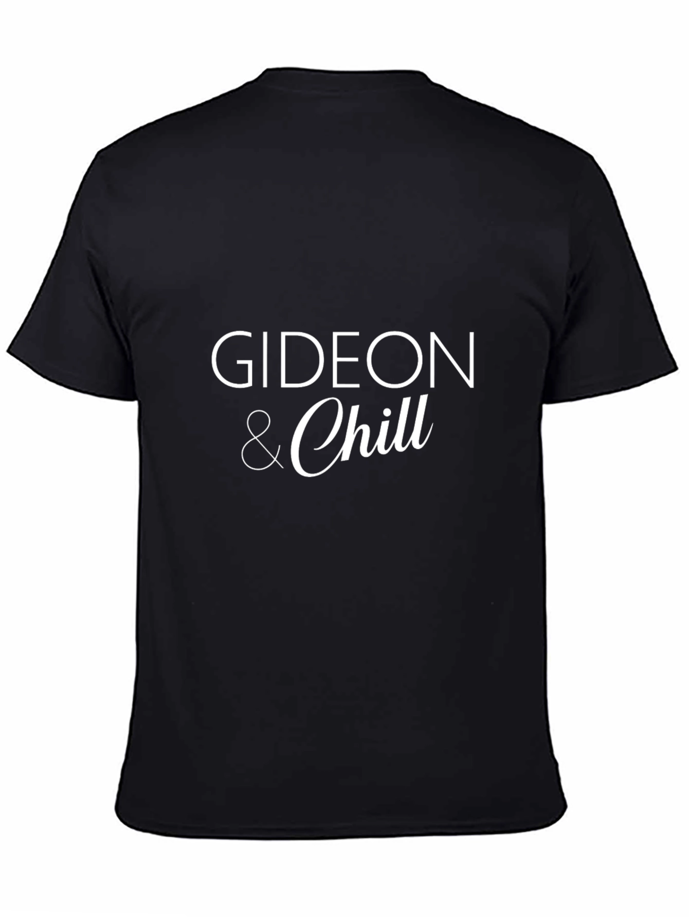 Gideon & Chill Black Graphic Tee