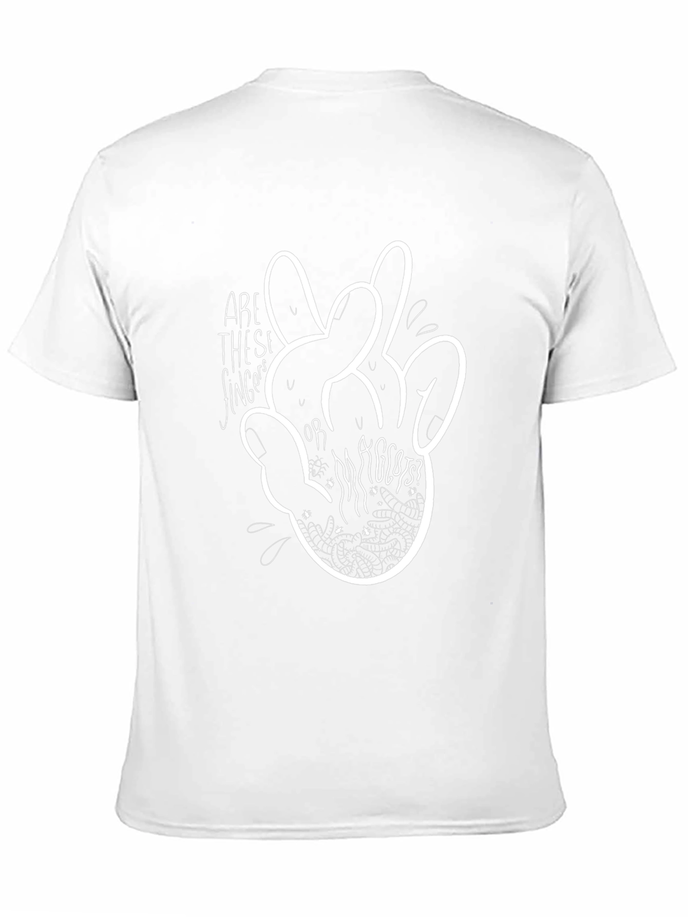 Fingers or Rabbits? Graphic Tee - Black