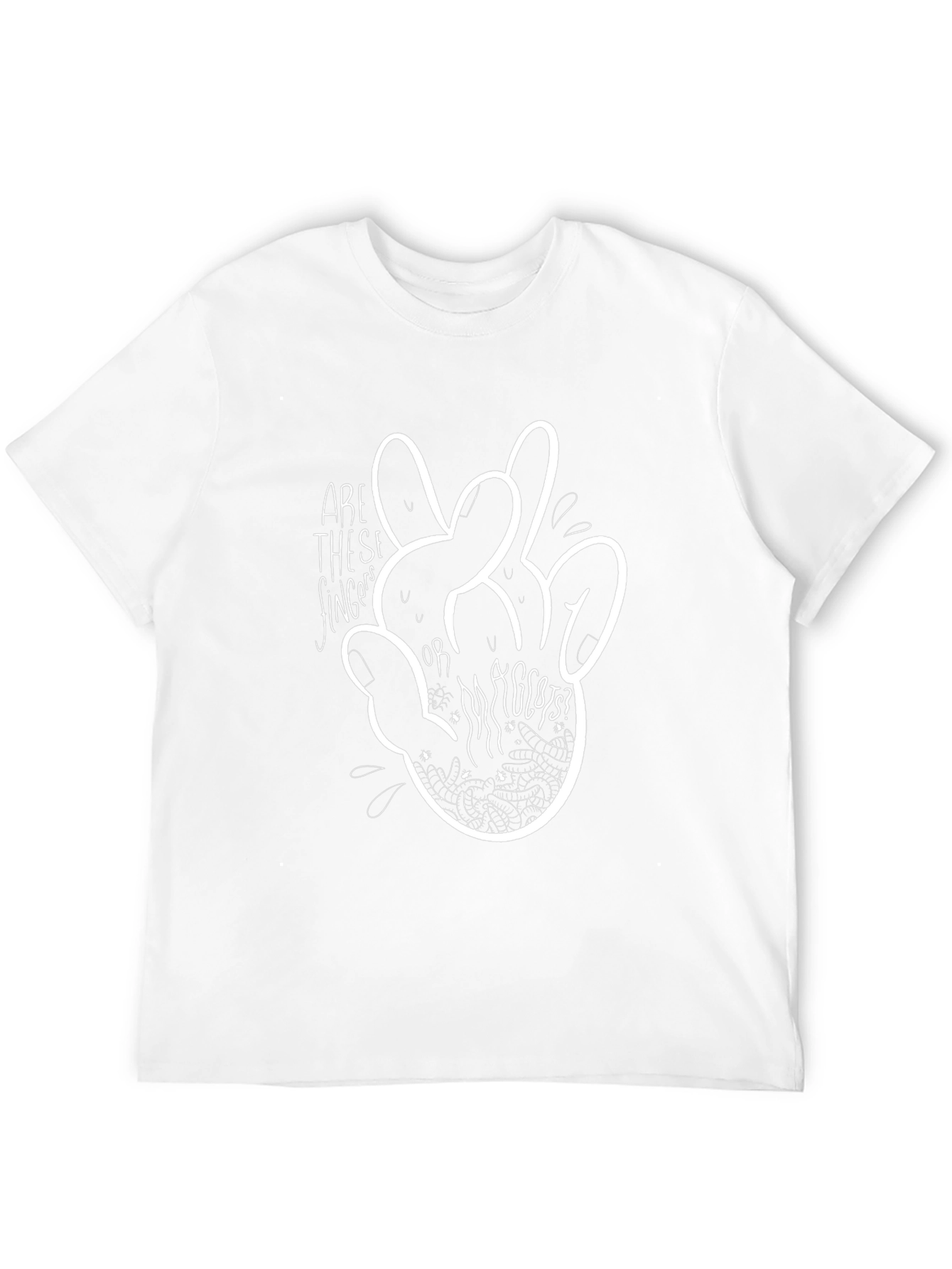 Fingers or Rabbits? Graphic Tee - Black