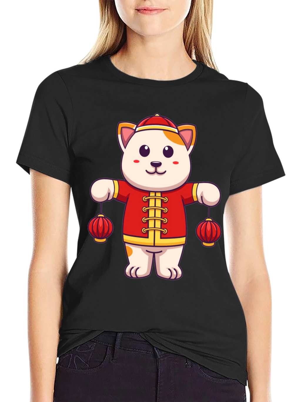 Lucky Cat Lanterns Graphic Tee - Unisex Fit
