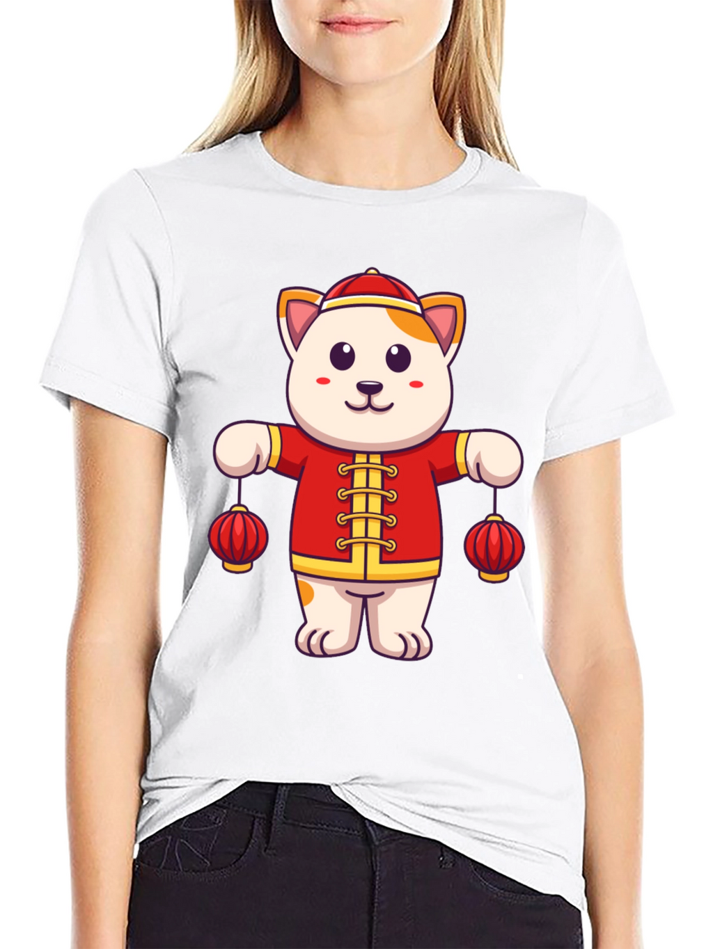 Lucky Cat Lanterns Graphic Tee - Unisex Fit