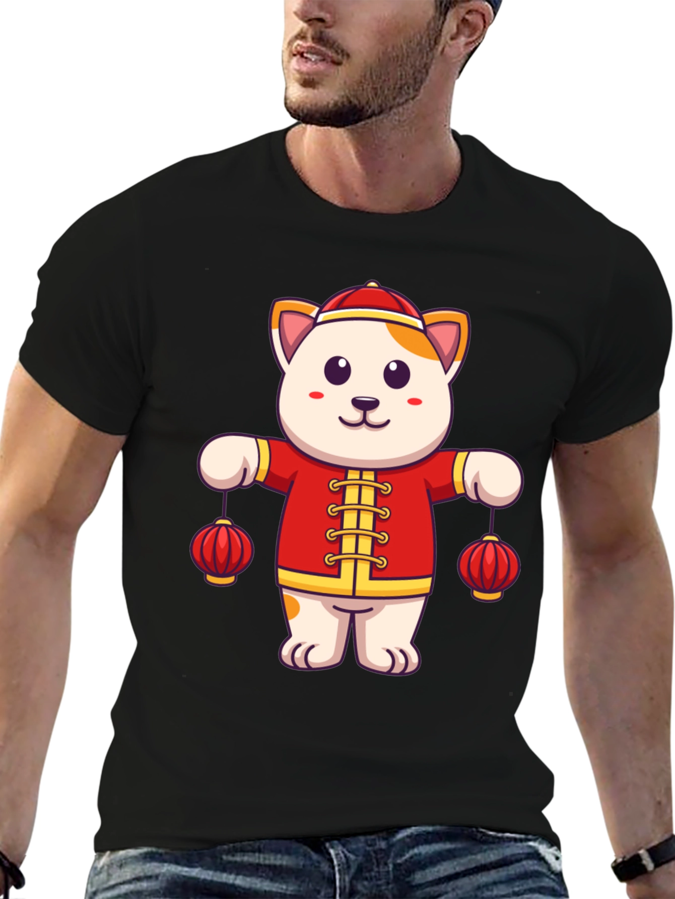 Lucky Cat Lanterns Graphic Tee - Unisex Fit