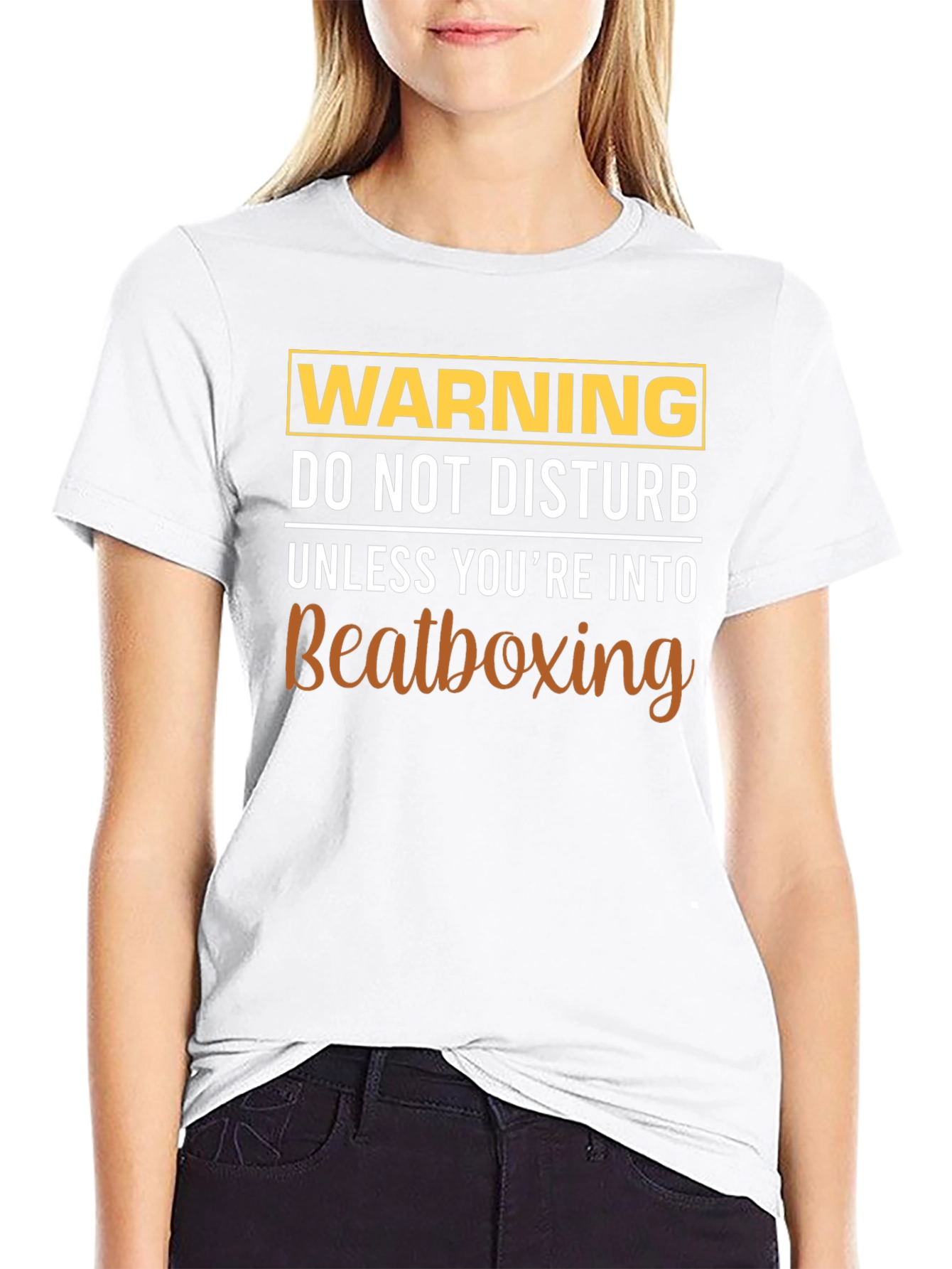 Warning Beatboxing T-Shirt Funny Tee