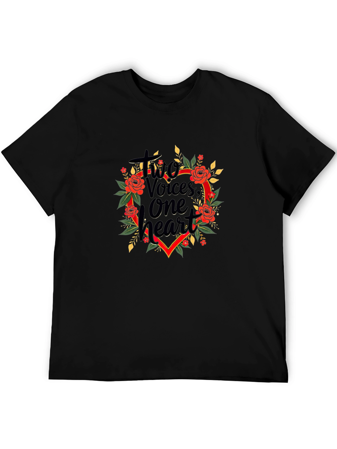 Two Voices One Heart Graphic T-Shirt
