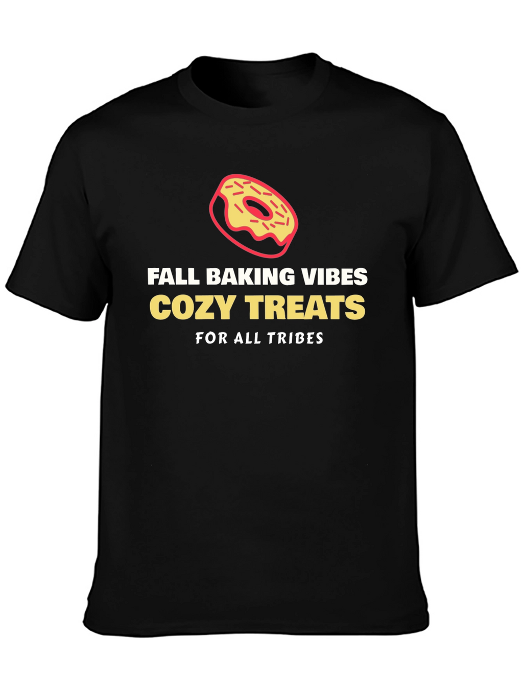 Fall Baking Vibes Cozy Treats Graphic T-Shirt