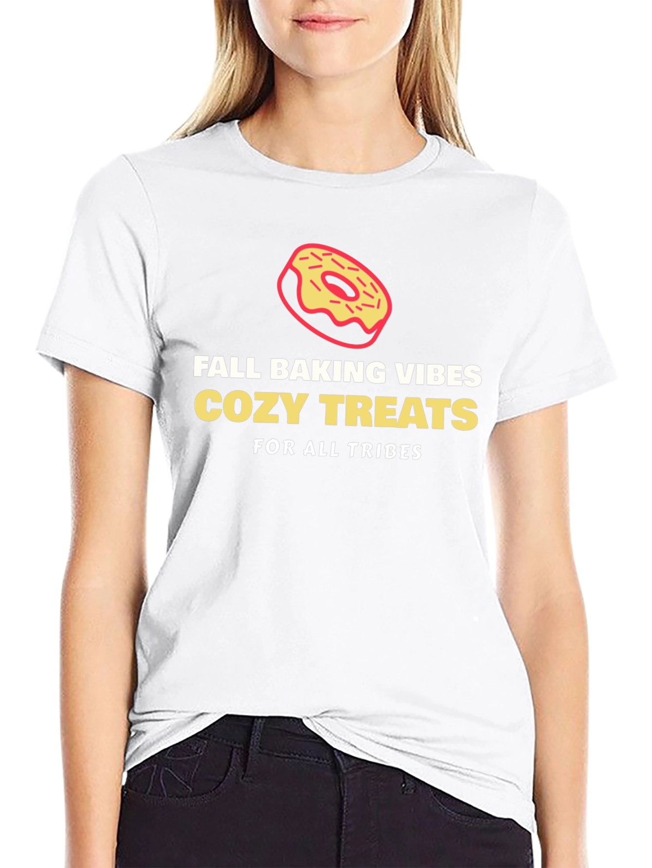 Fall Baking Vibes Cozy Treats Graphic T-Shirt