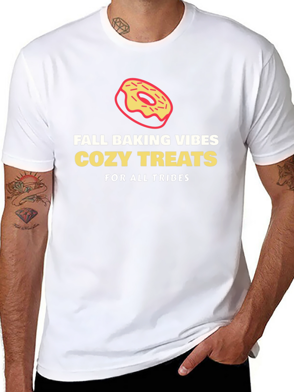 Fall Baking Vibes Cozy Treats Graphic T-Shirt