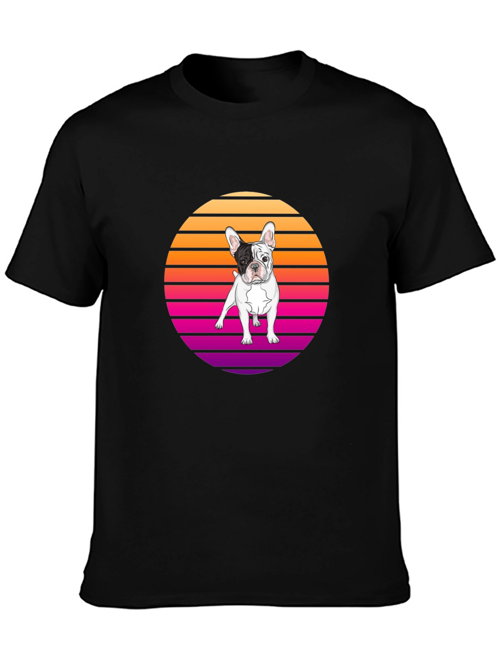 Retro French Bulldog Graphic Tee