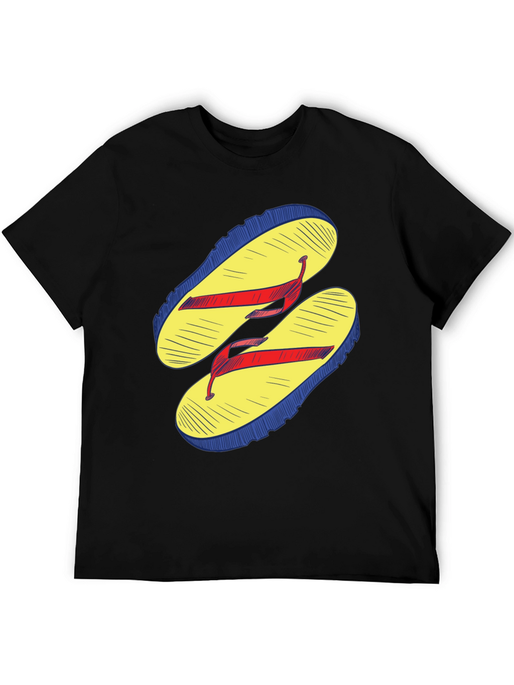 Flip Flop Graphic T-Shirt - Casual Wear