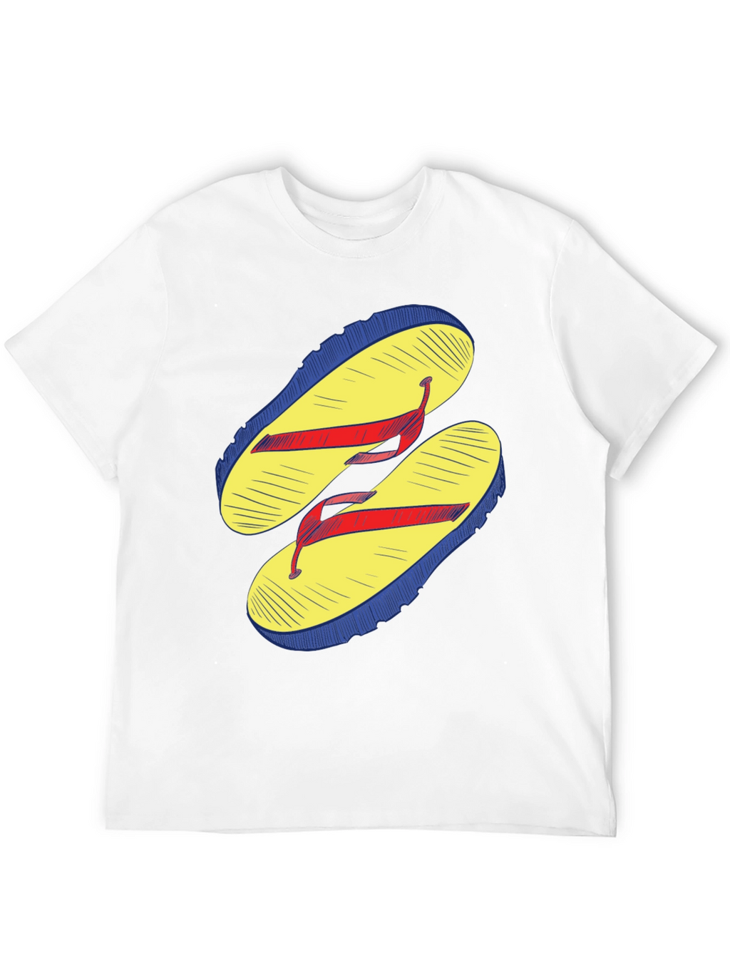 Flip Flop Graphic T-Shirt - Casual Wear