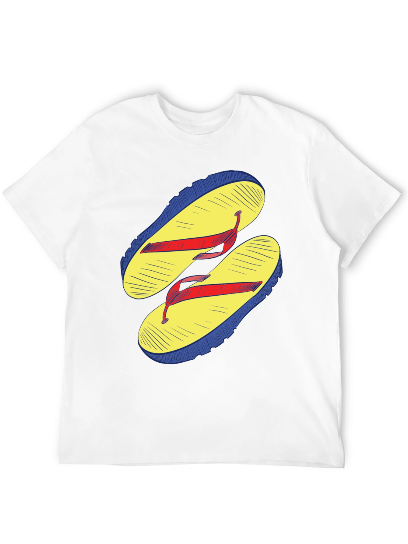 Flip Flop Graphic T-Shirt - Casual Wear