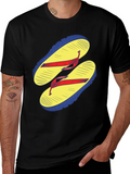 Flip Flop Graphic T-Shirt - Casual Wear