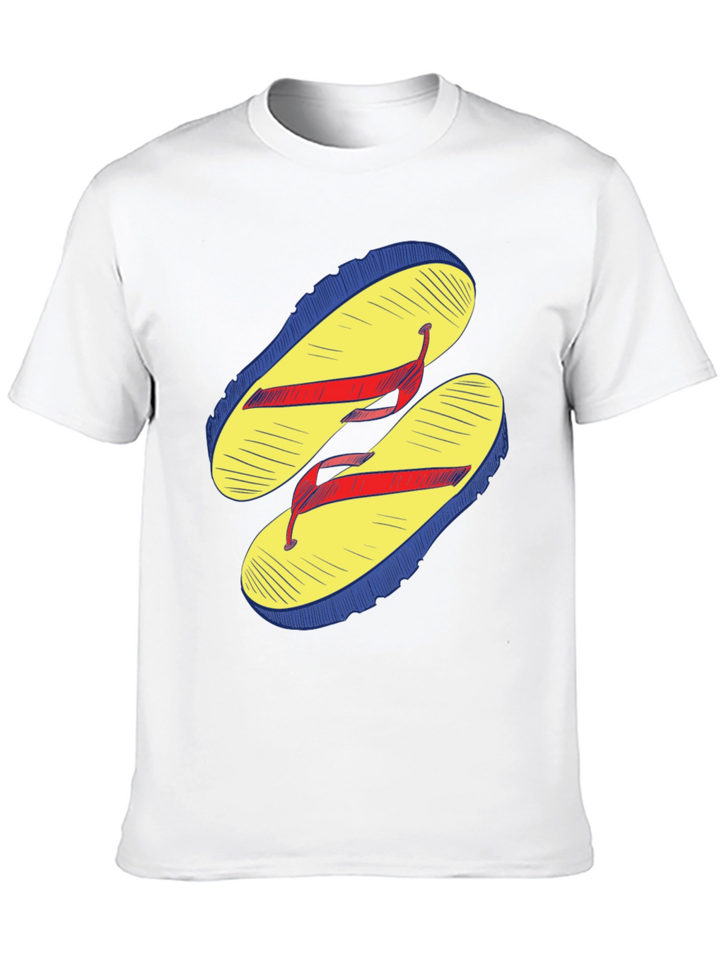 Flip Flop Graphic T-Shirt - Casual Wear