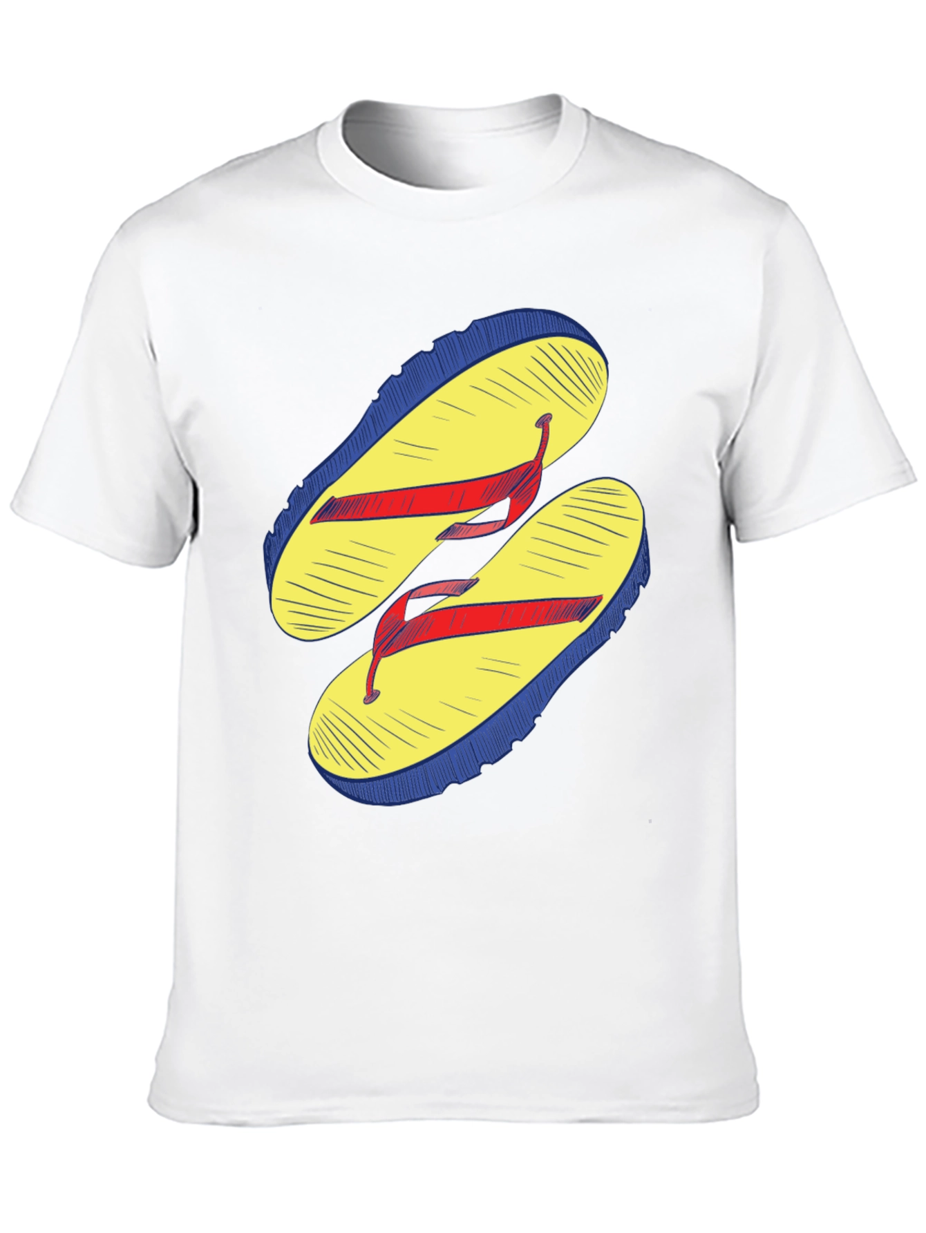 Flip Flop Graphic T-Shirt - Casual Wear