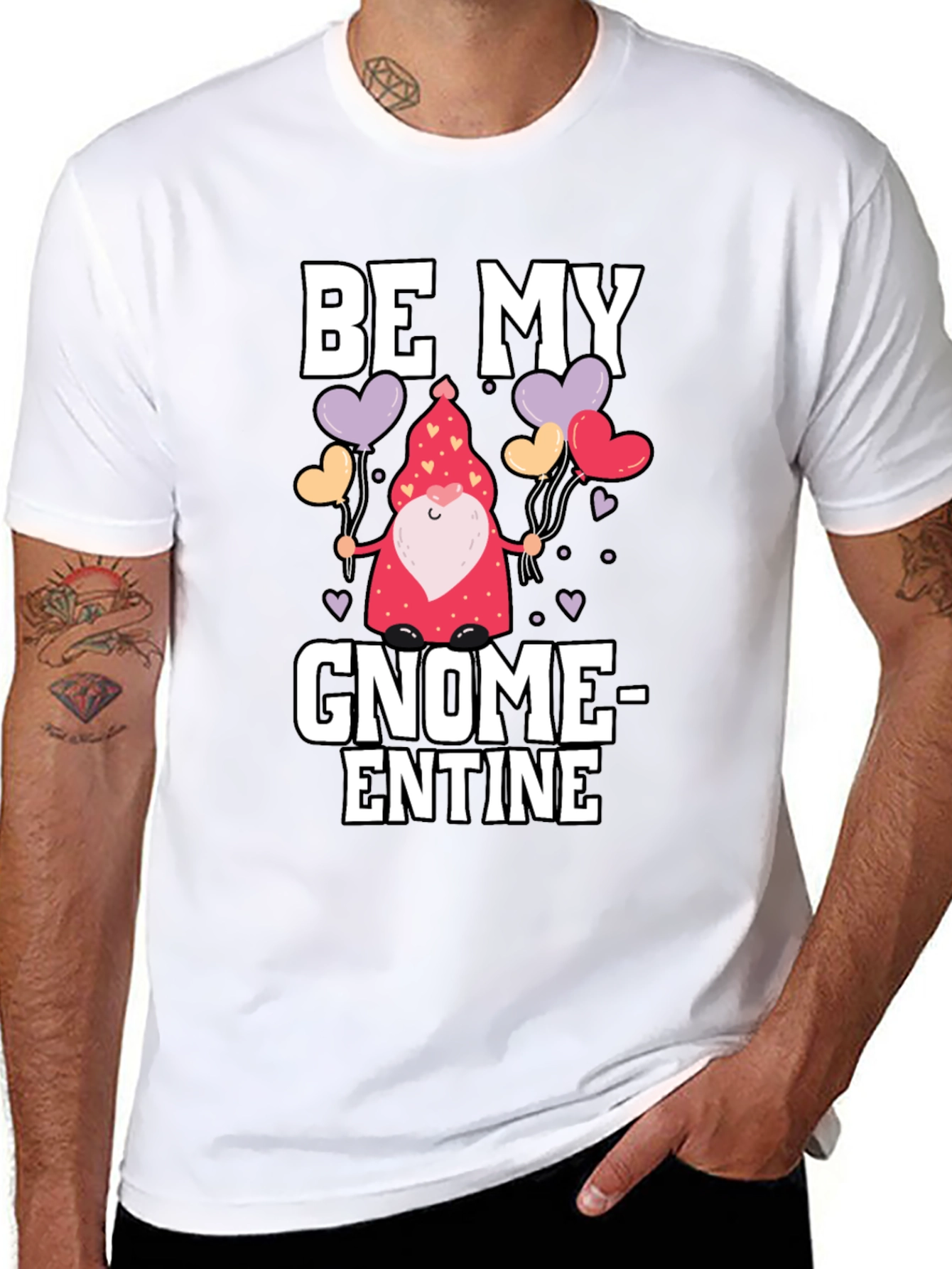 Be My Gnome-entine Valentines Day Graphic Tee