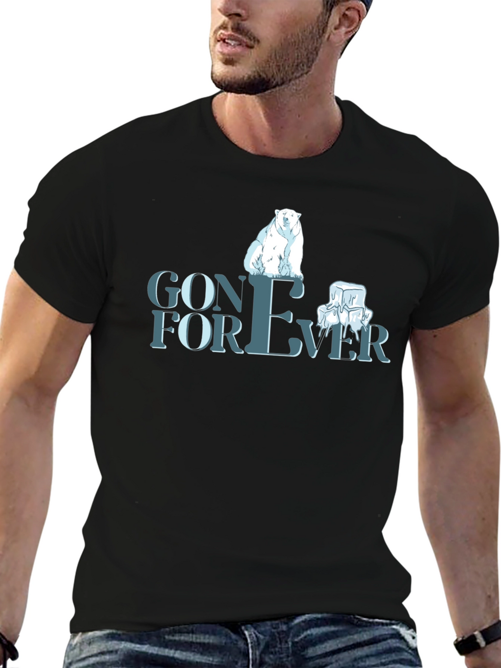Gone Forever Polar Bear Graphic Tee