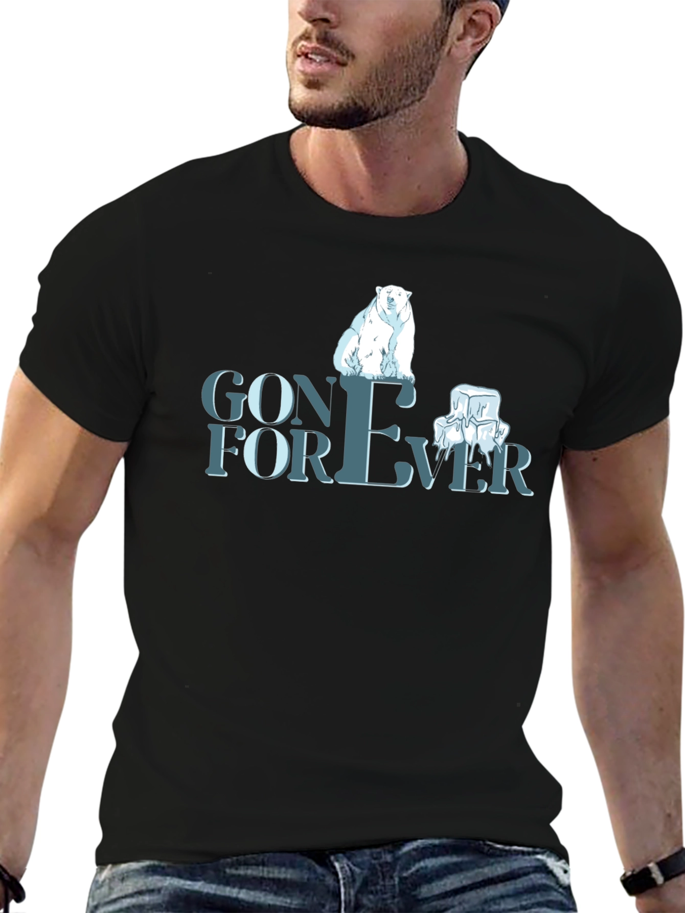 Gone Forever Polar Bear Graphic Tee