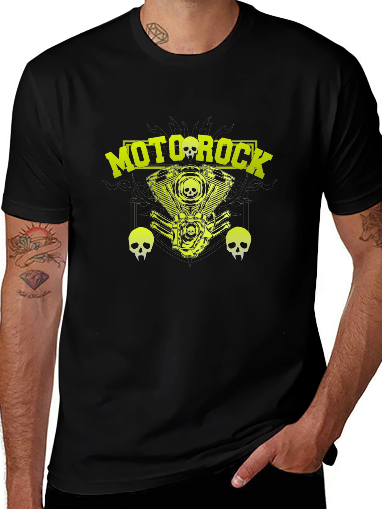 Moto Rock T-Shirt - Bold Graphic Tee