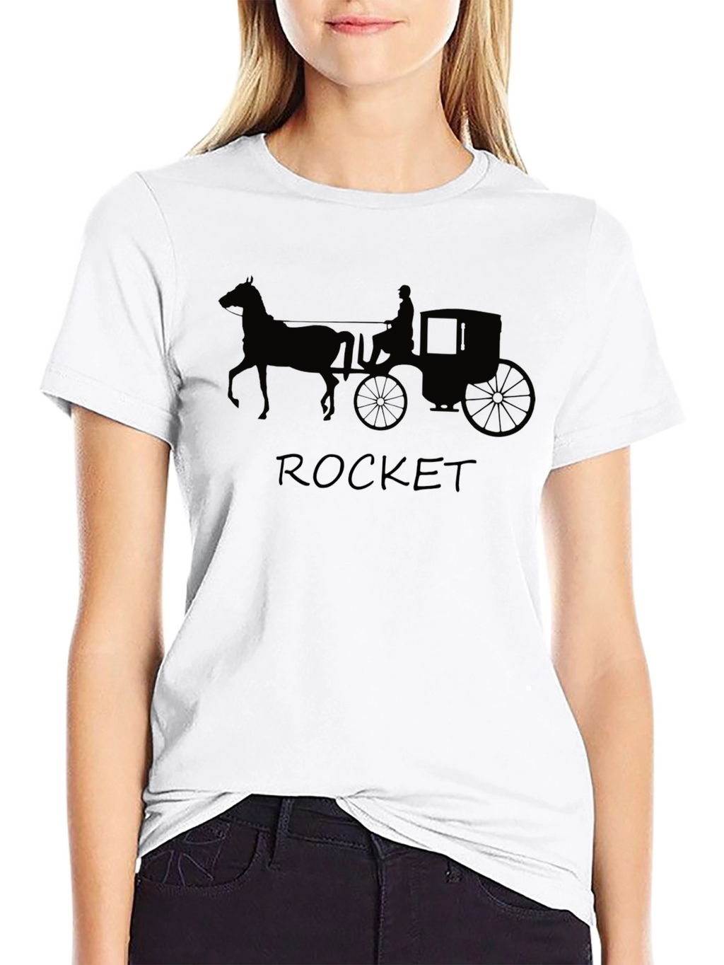 Horse Drawn Carriage T-Shirt - Rocket