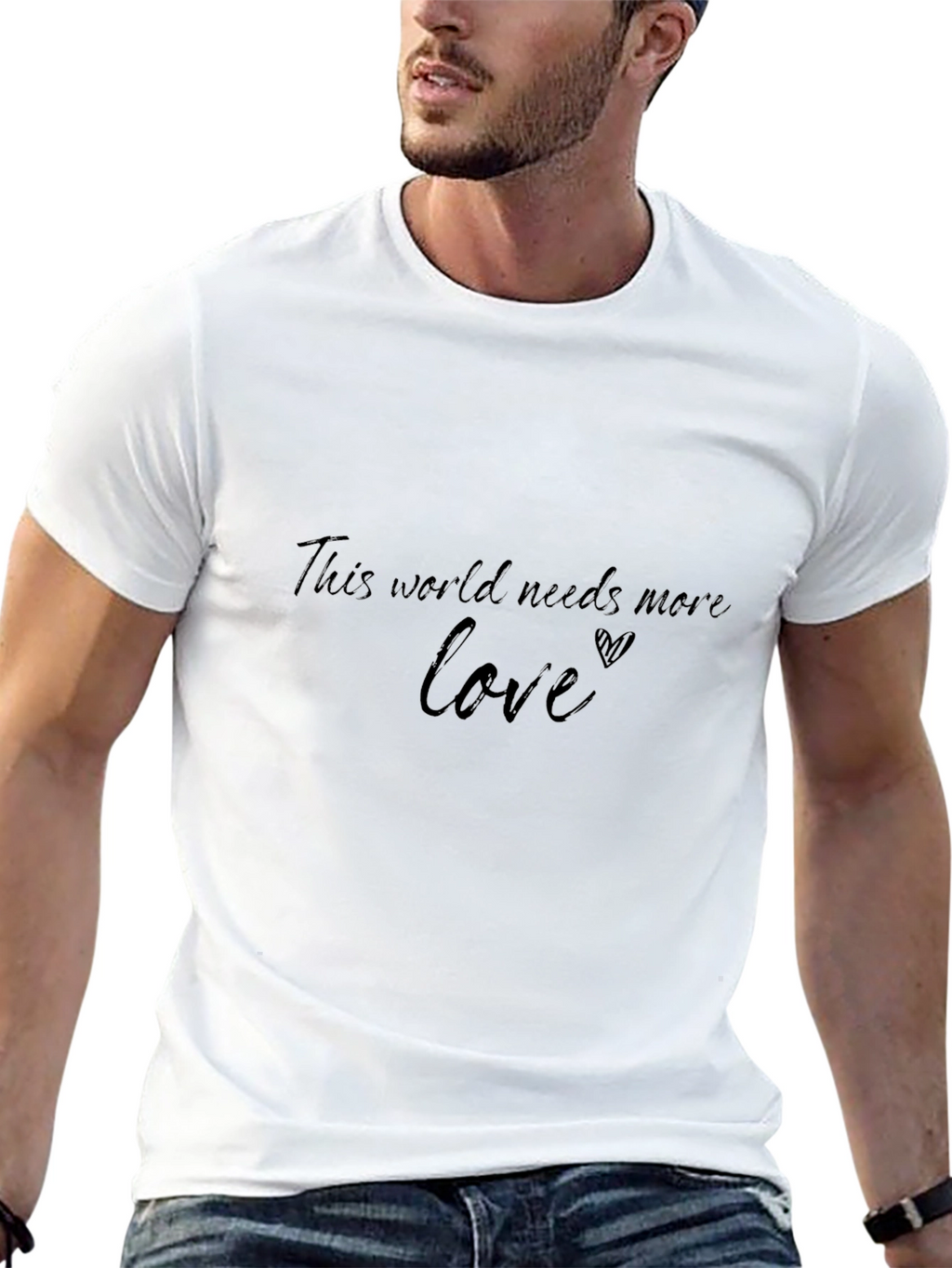 Love Graphic Black T-Shirt
