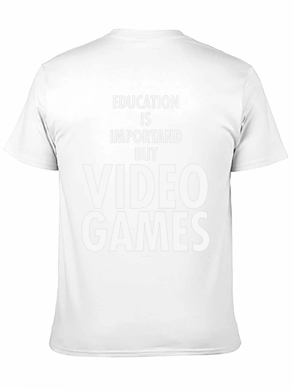 Education is Important But Video Games T-Shirt