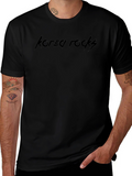 Korea Rocks Black Graphic T-Shirt