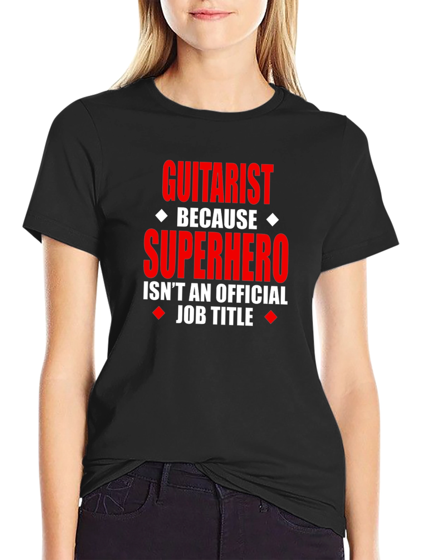 Guitarist Superhero T-Shirt - Funny Musician Tee