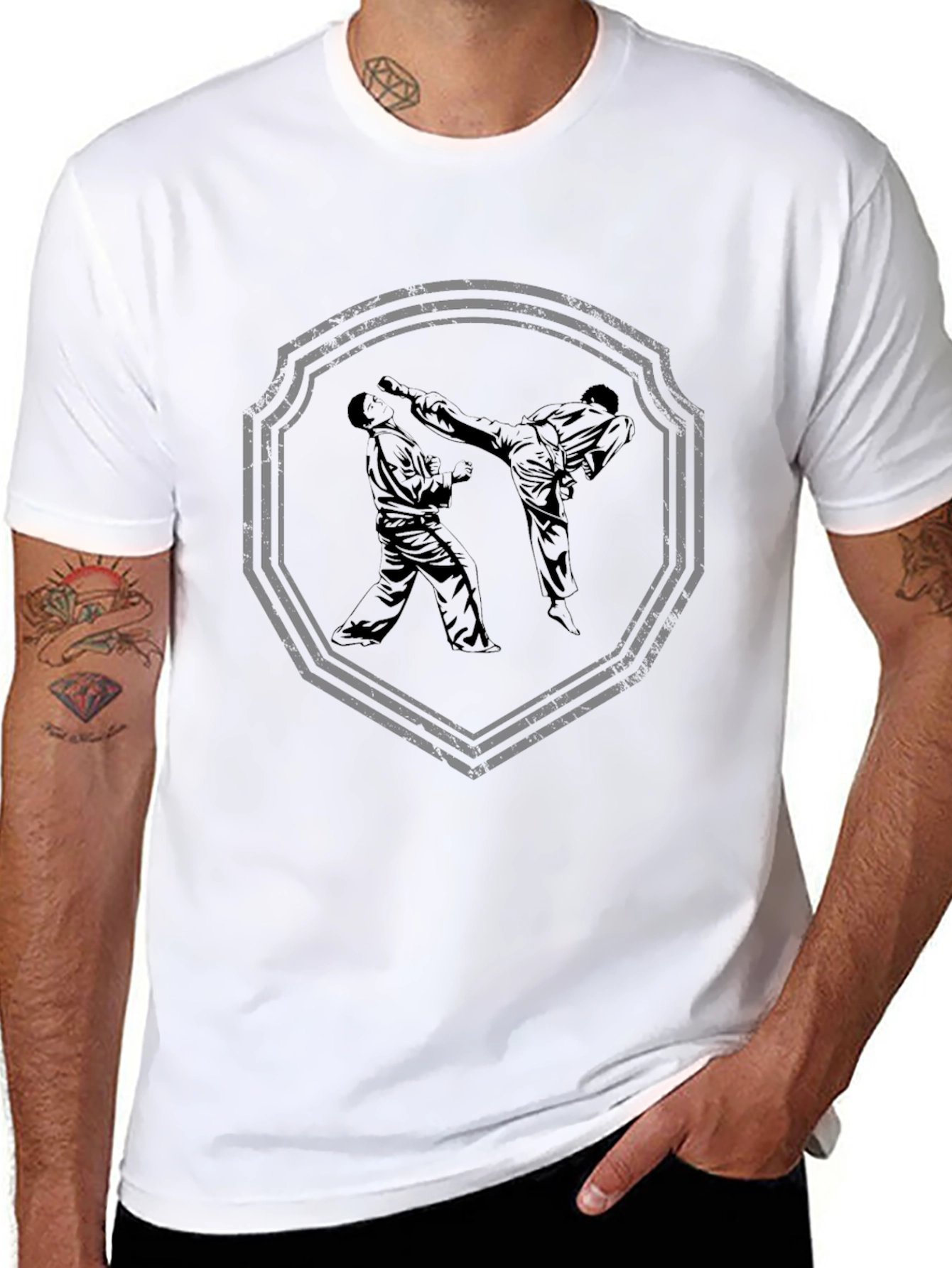 Martial Arts Black Tee