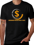 Digital Marketing Flexible Black T-Shirt