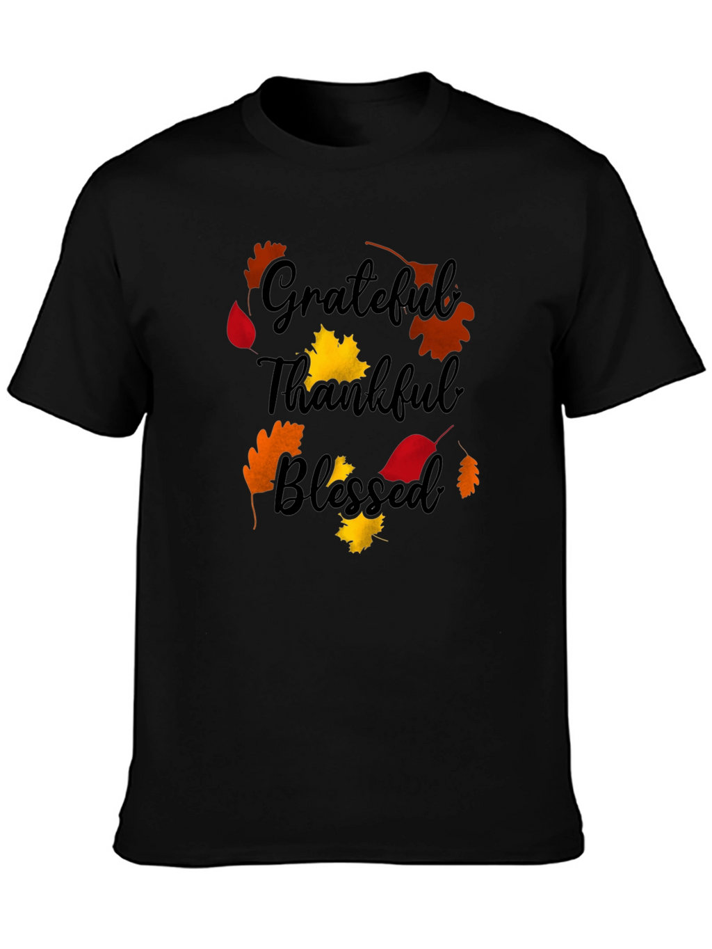 Grateful Thankful Blessed Fall T-Shirt