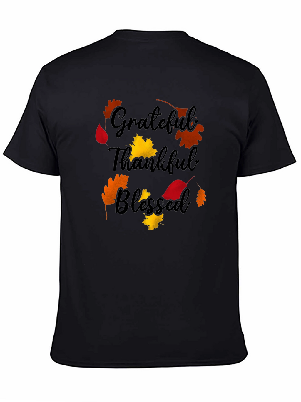 Grateful Thankful Blessed Fall T-Shirt