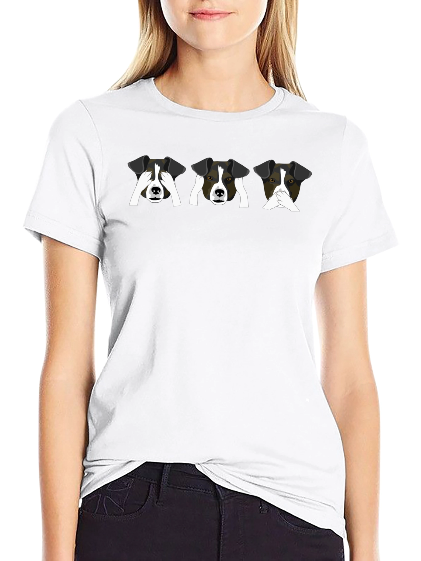 Speak No Evil Dog Graphic Tee