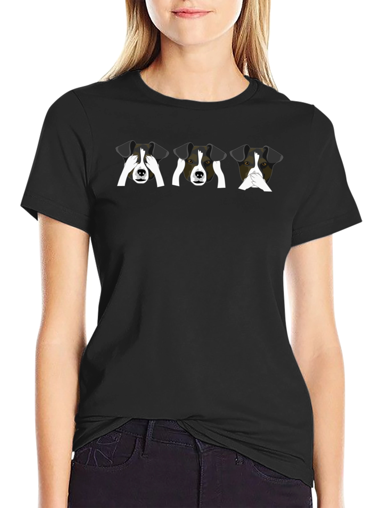 Speak No Evil Dog Graphic Tee