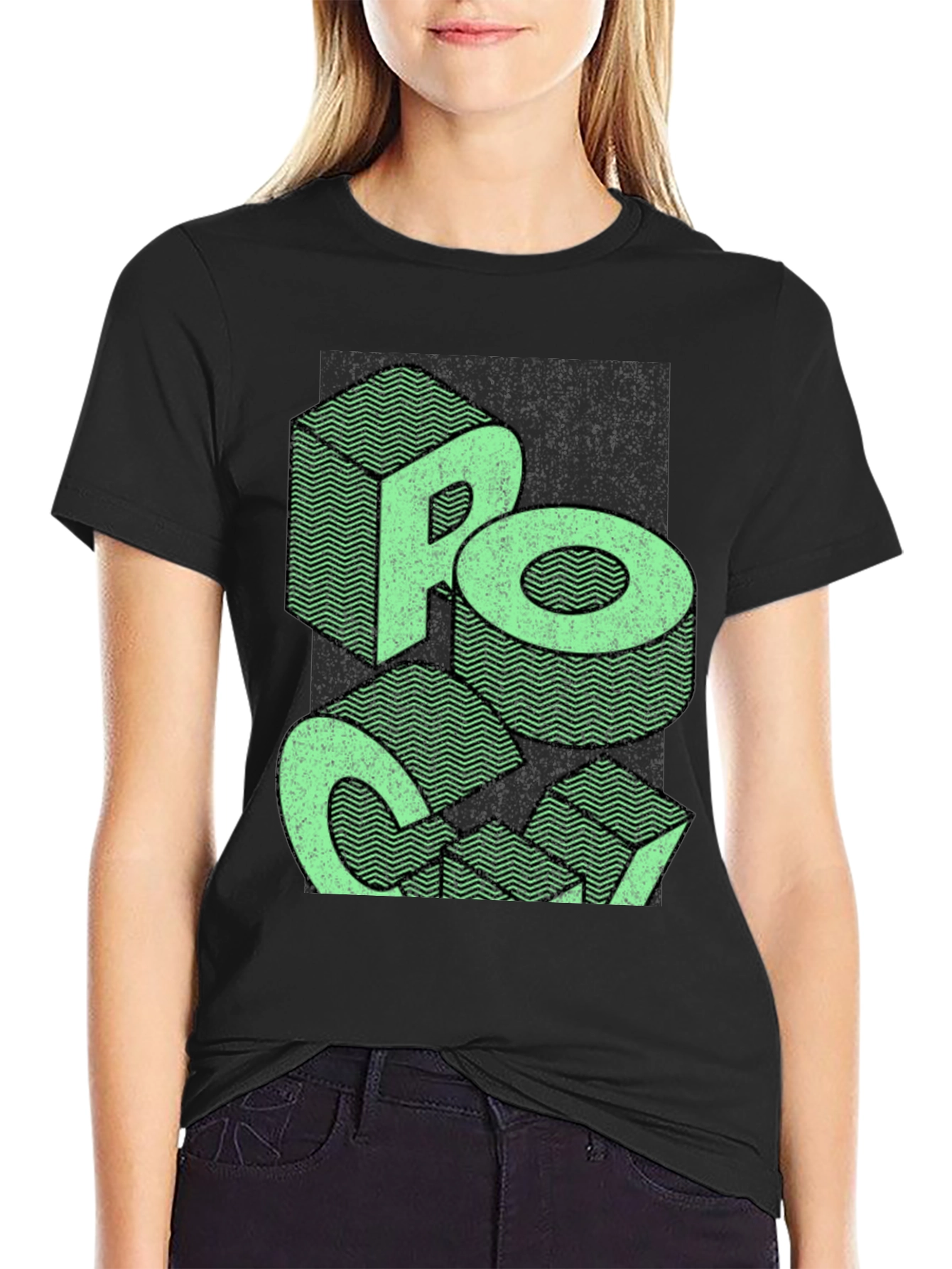 Retro Graphic Tee - Rock On