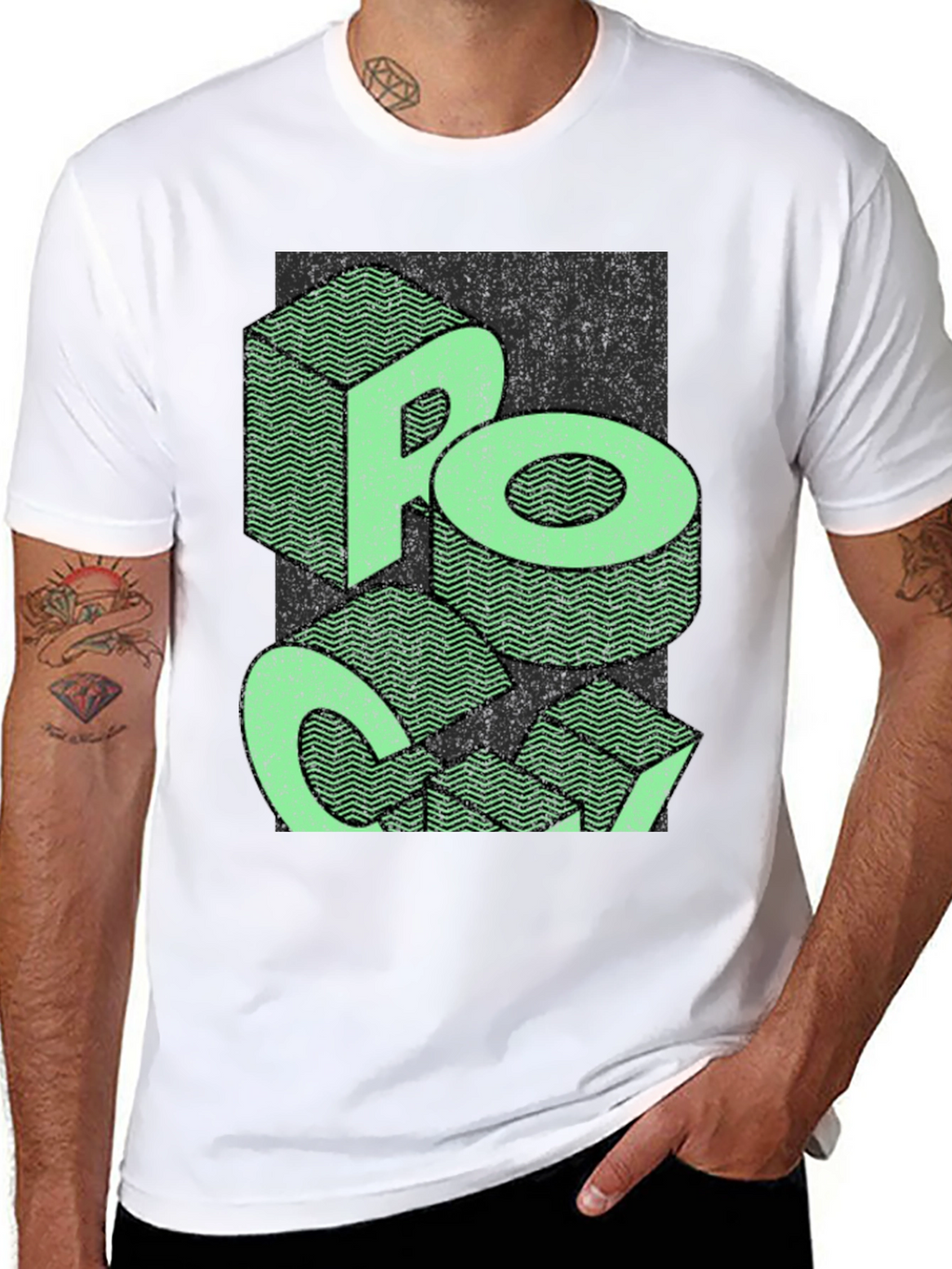 Retro Graphic Tee - Rock On