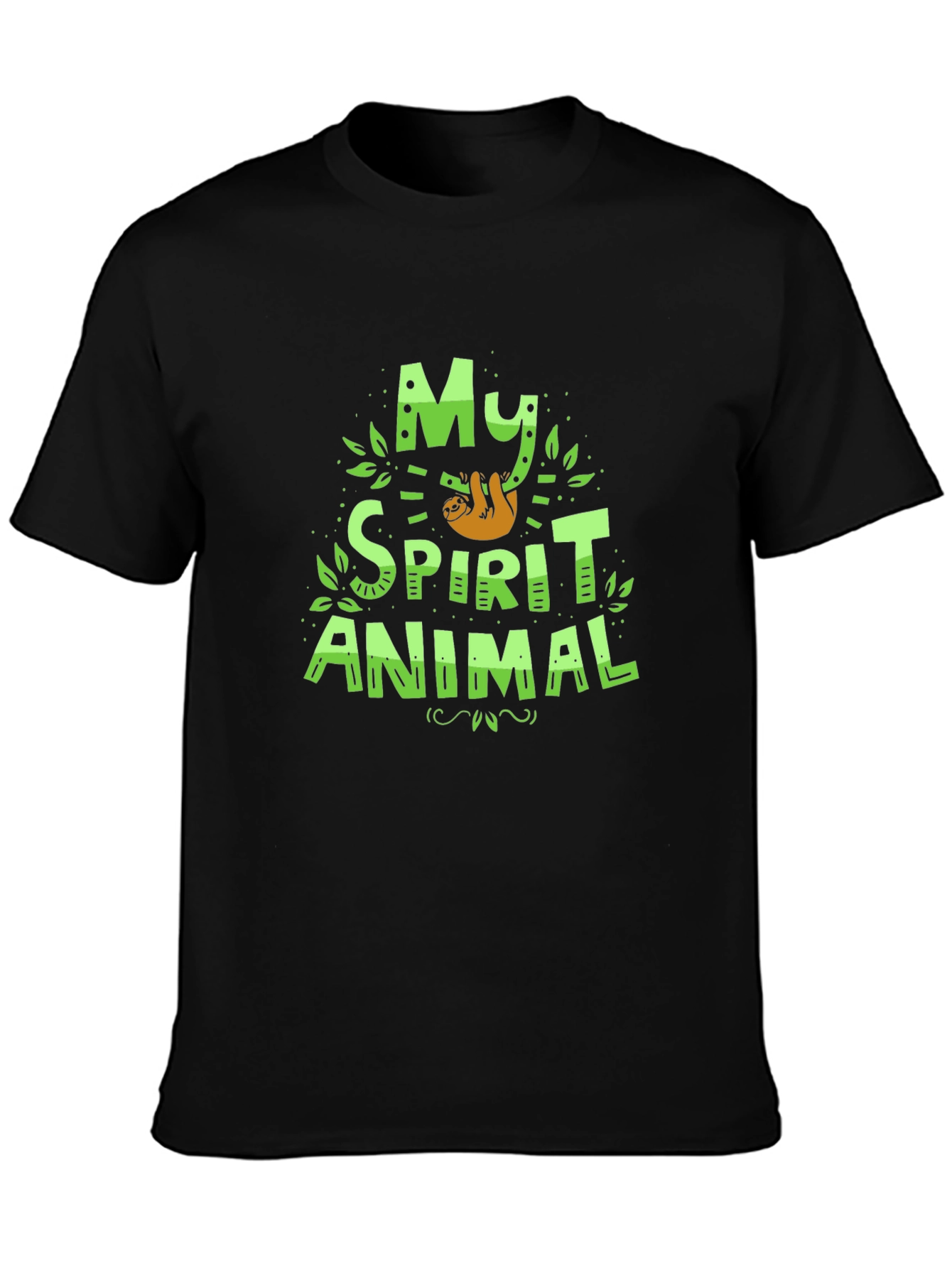 My Spirit Animal Sloth T-Shirt Funny Graphic Tee