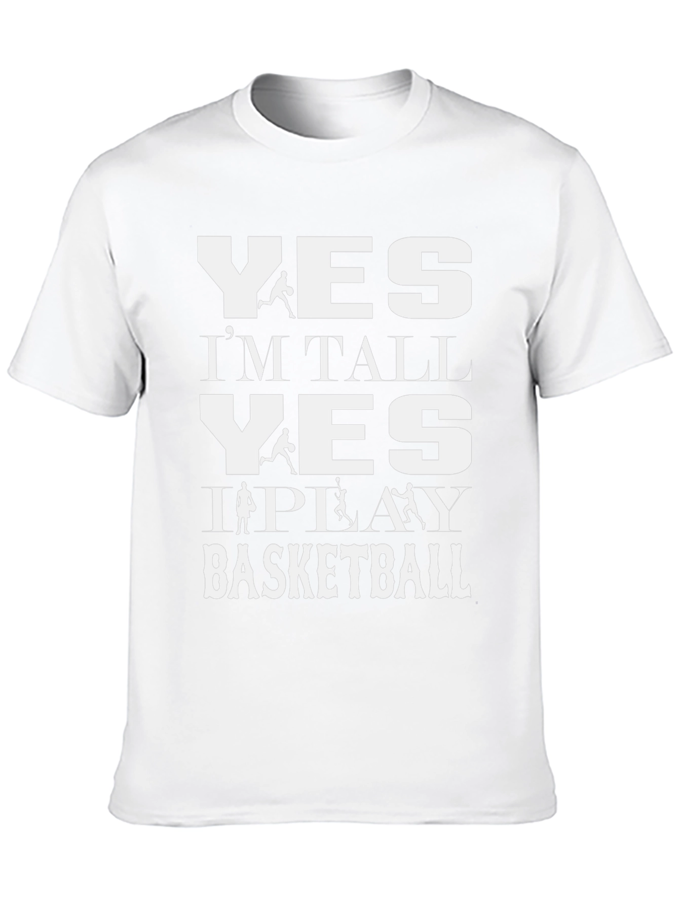 Yes Im Tall Basketball T-Shirt