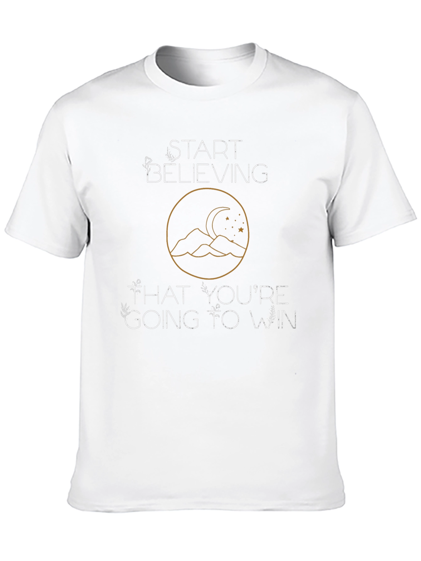 Believe Youll Win Black T-Shirt