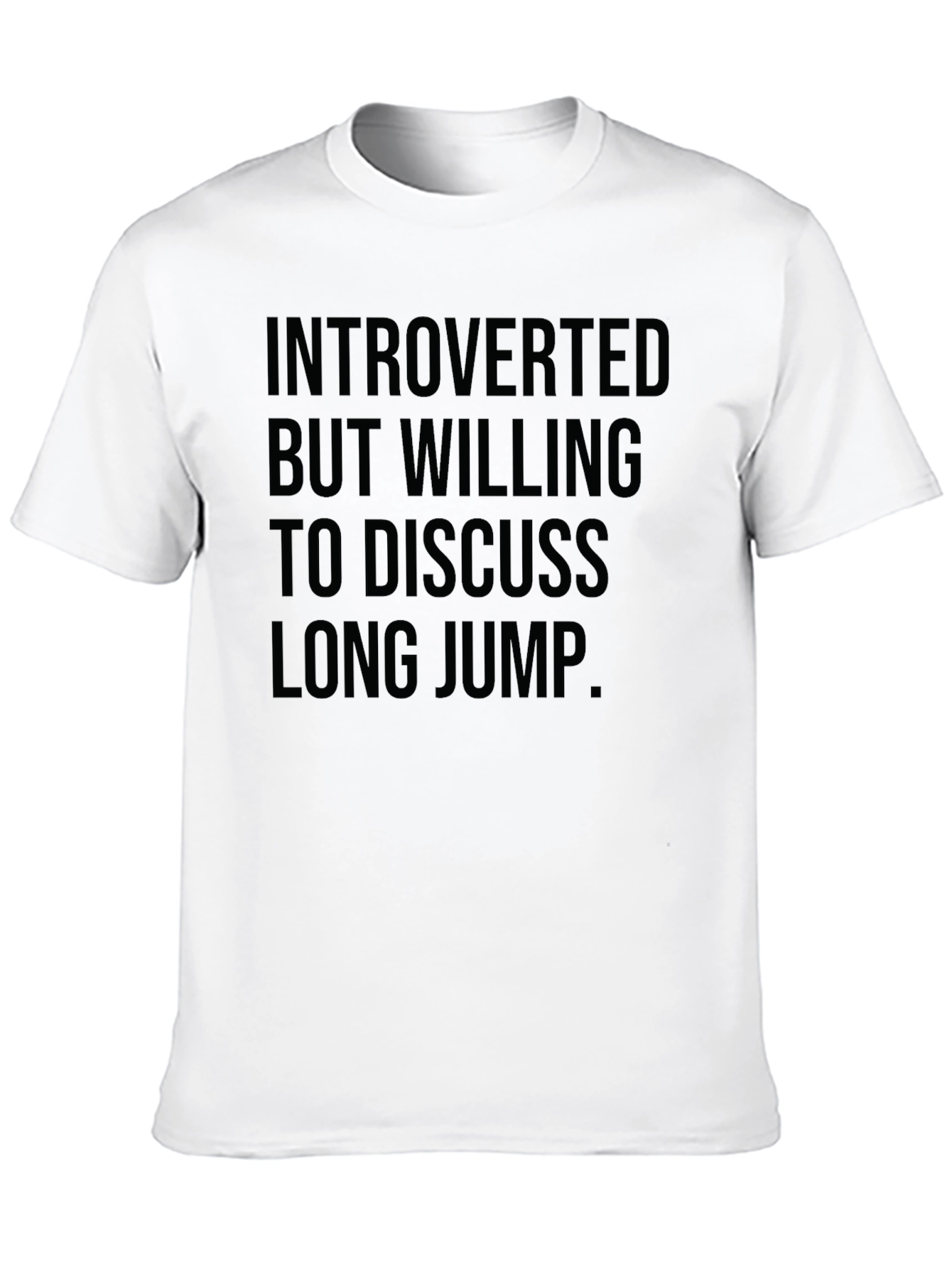 Introverted Long Jump T-Shirt - Black