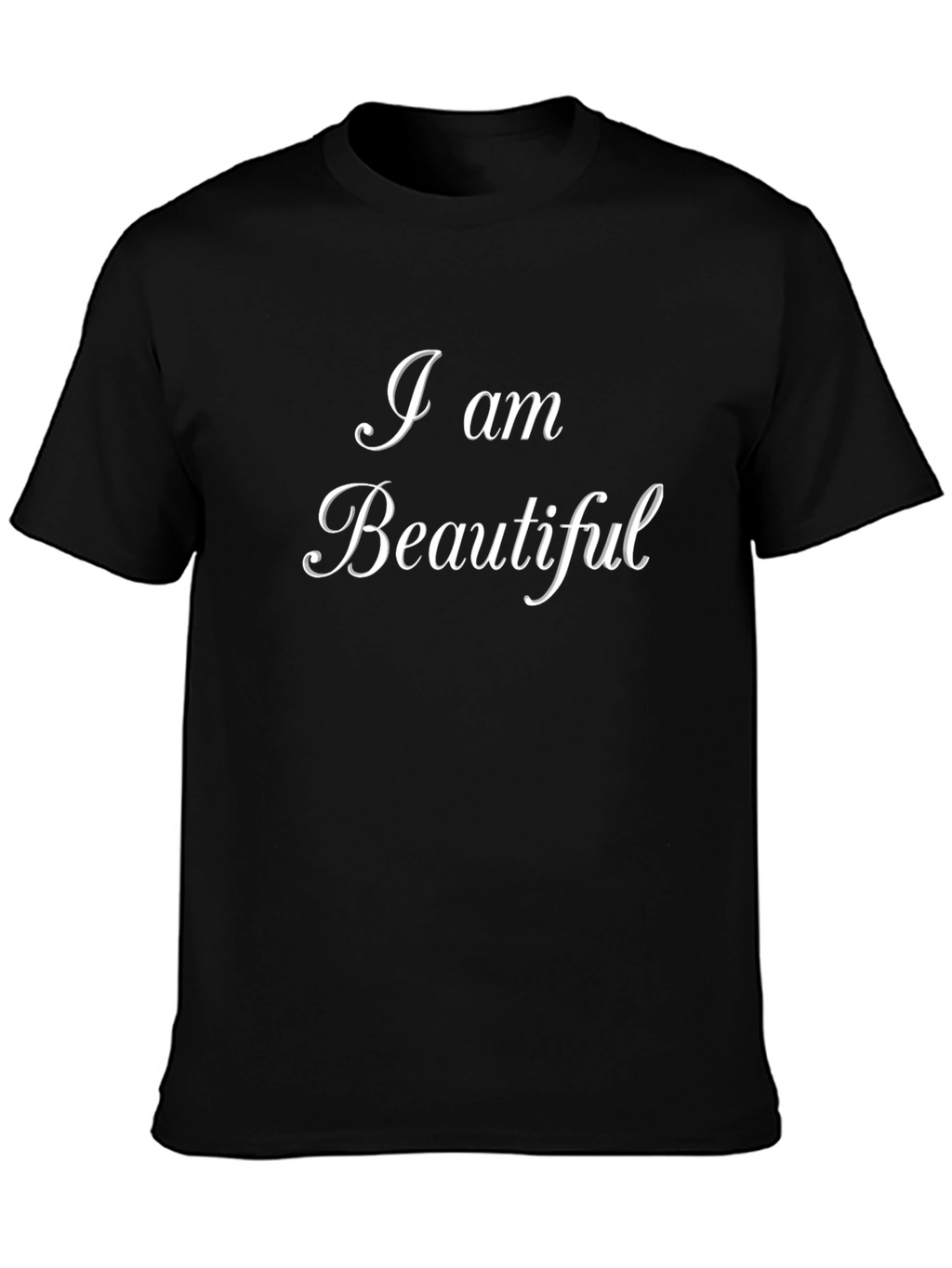 I Am Beautiful Graphic Tee - Stylish Comfort