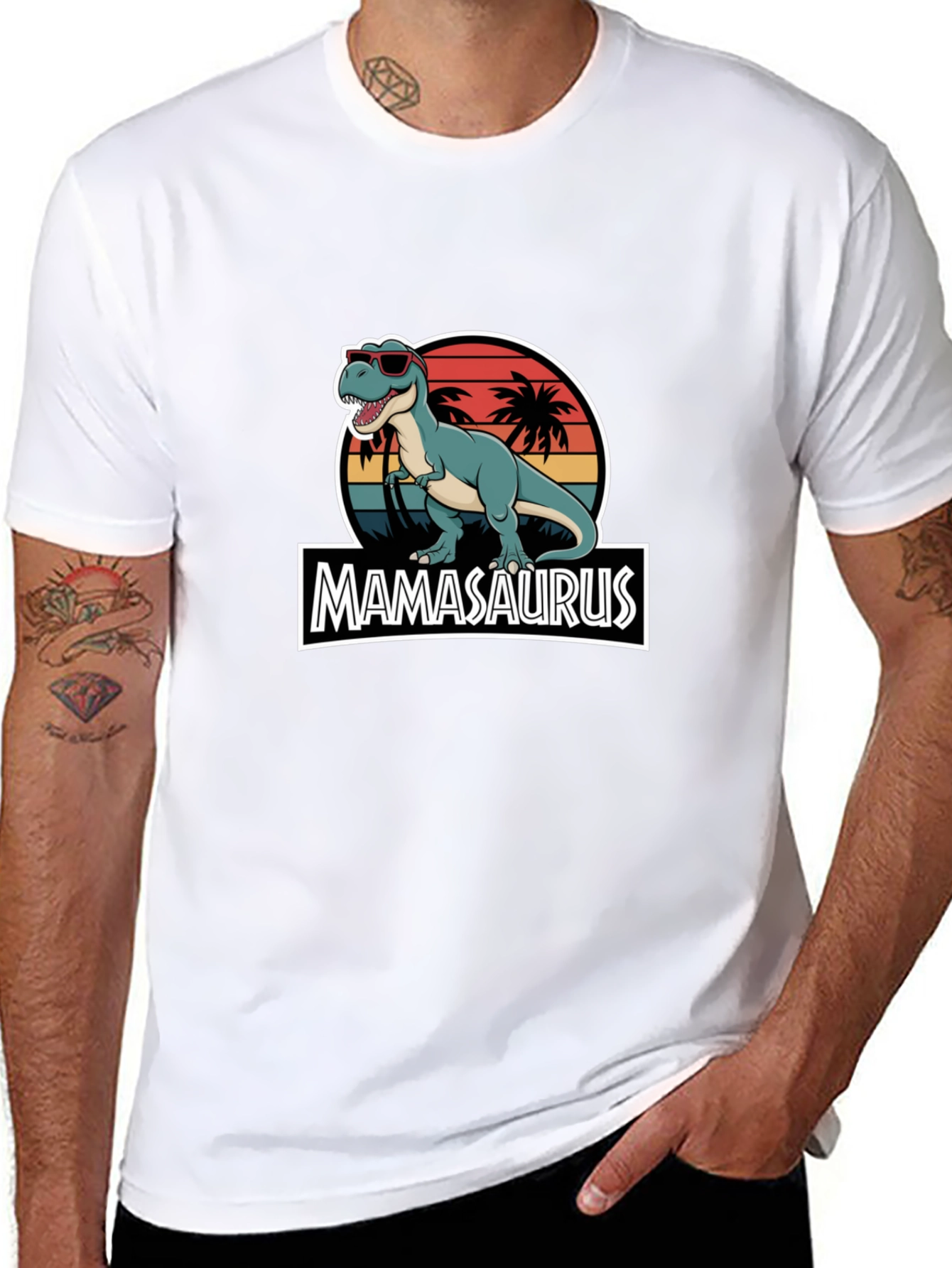 MamaSaurus T-Shirt - Dinosaur Mom Tee