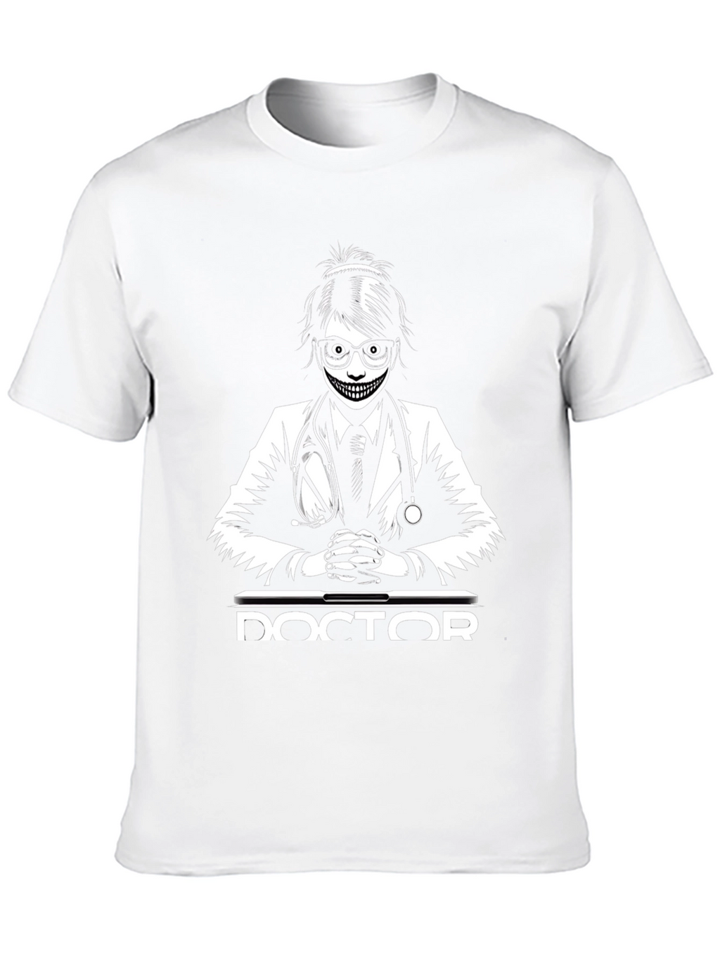 Doctor Horror Graphic Black T-Shirt