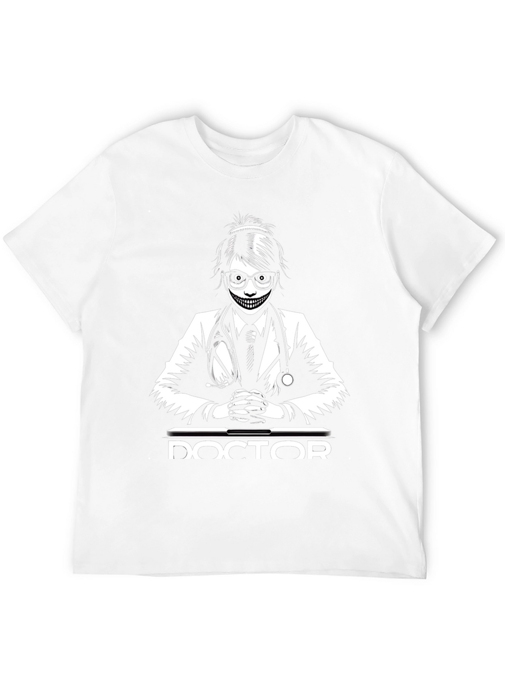 Doctor Horror Graphic Black T-Shirt