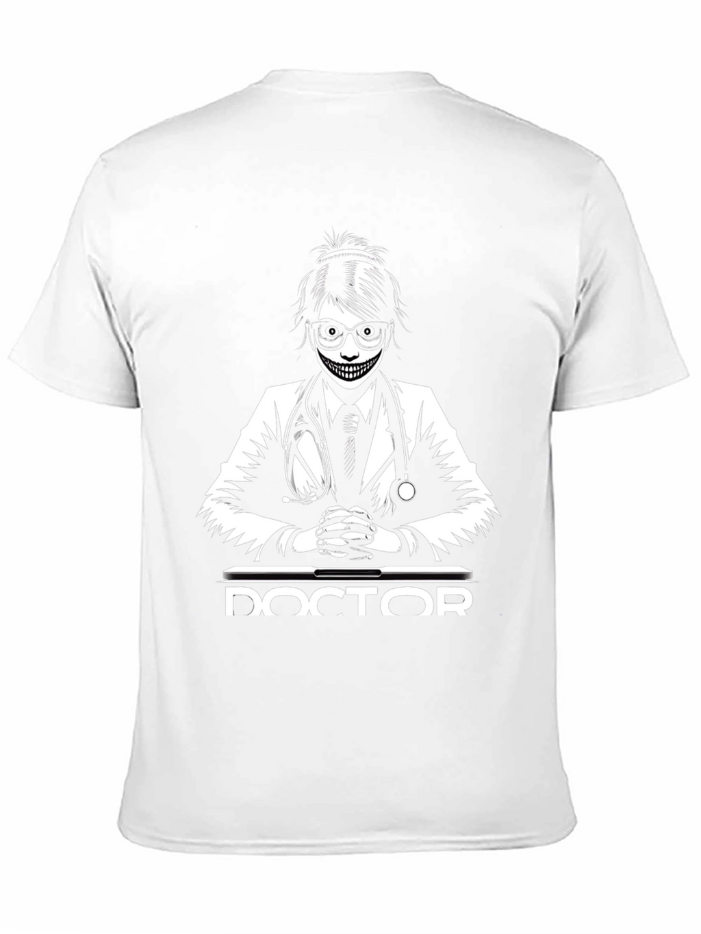 Doctor Horror Graphic Black T-Shirt