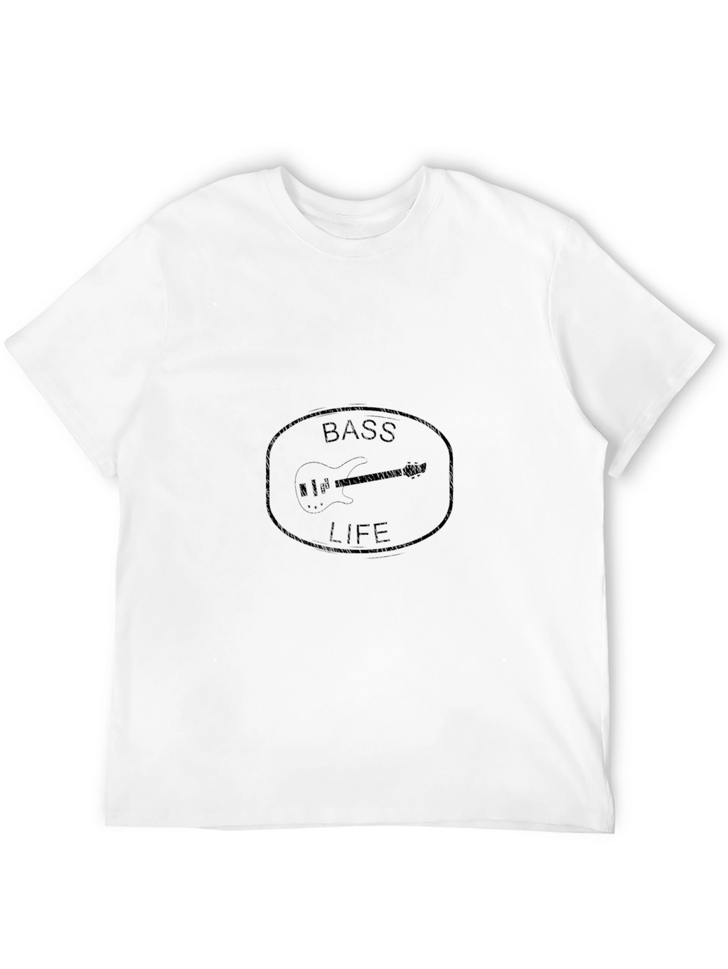 Bass Life Black T-Shirt - Music Lovers Tee