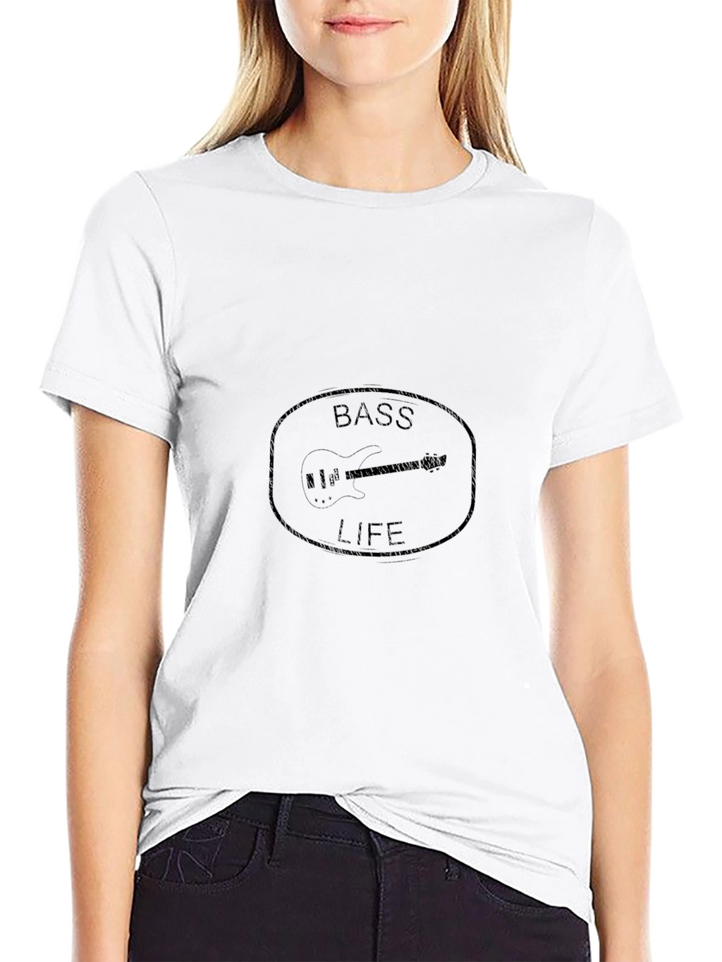 Bass Life Black T-Shirt - Music Lovers Tee