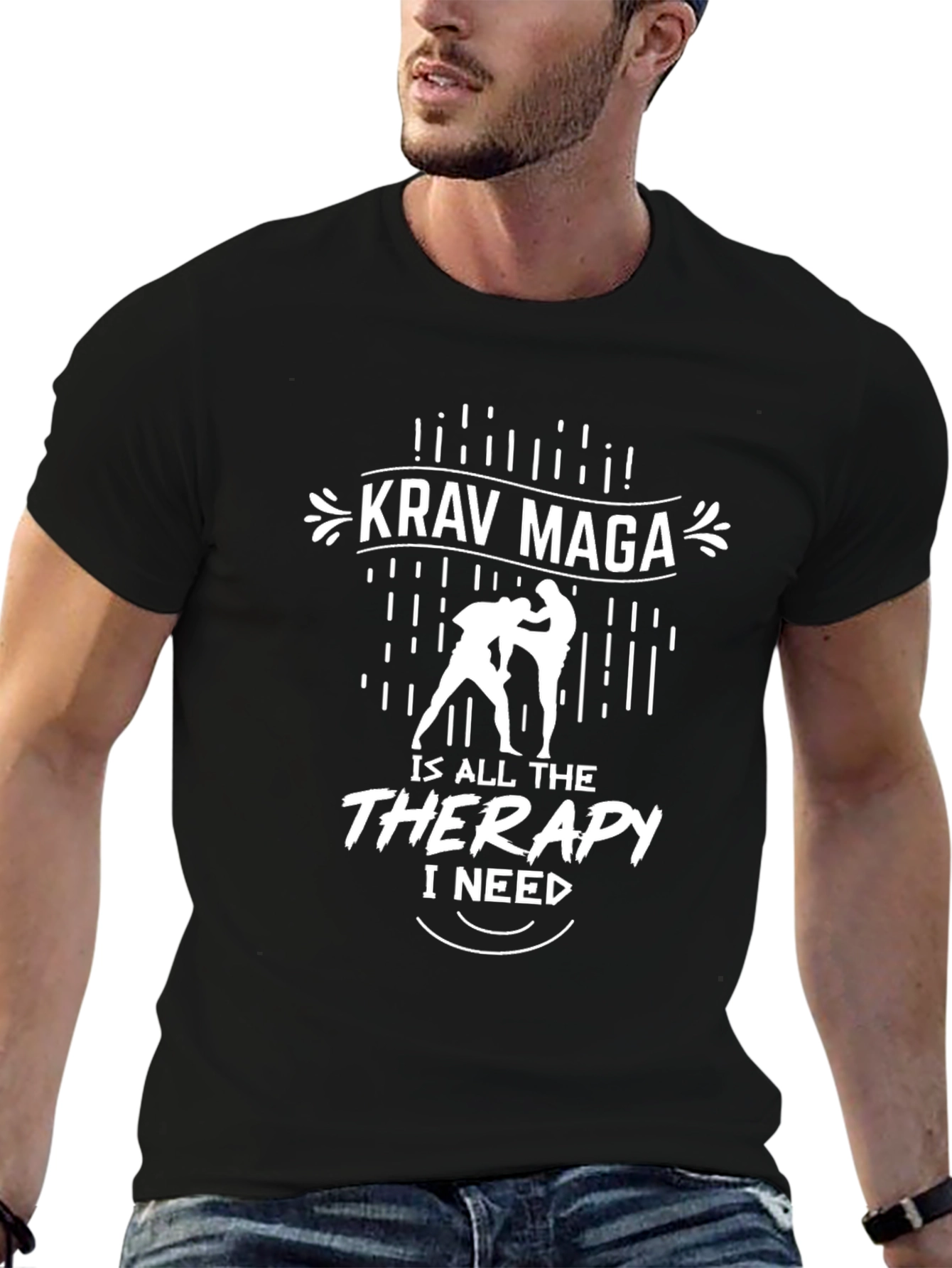 Krav Maga Therapy T-Shirt - Martial Arts Training Tee