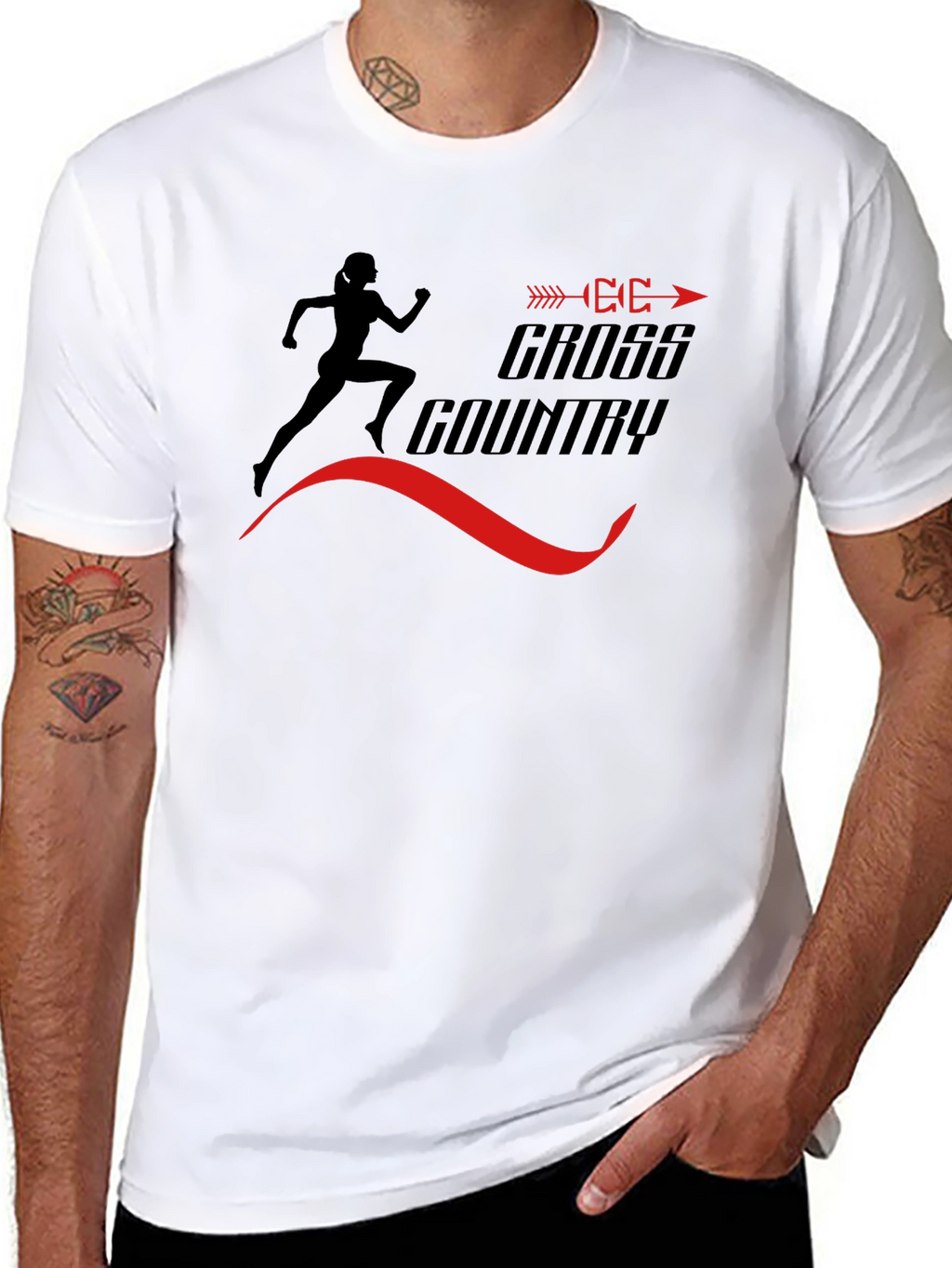 Cross Country Runner Graphic T-Shirt
