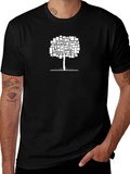 Geometric Tree Graphic T-Shirt