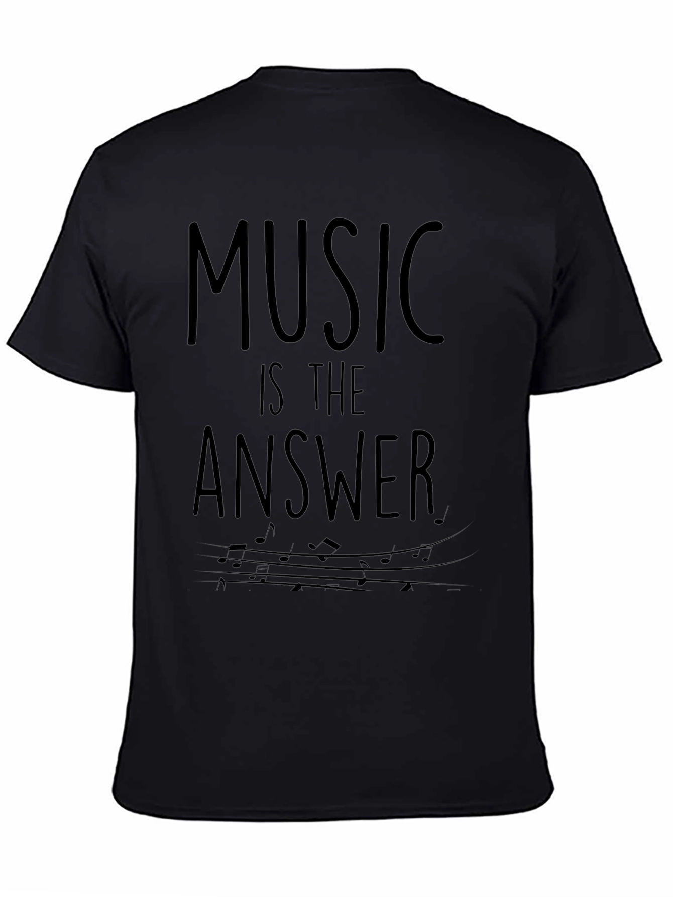 Music Is The Answer Graphic T-Shirt